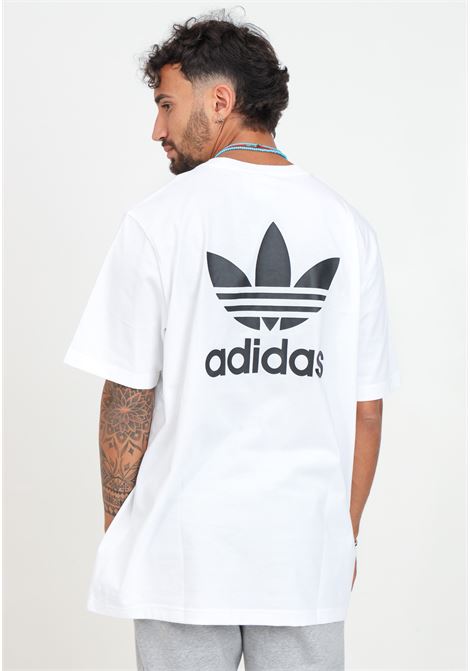 T-shirt a manica corta Adicolor Classics Trefoil Logo bianca da uomo ADIDAS ORIGINALS | IM4513.